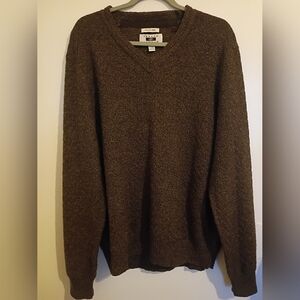 Joseph Abound Men's Brown Sweater Wool Blend Sz XL